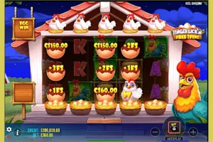 Screenshot of Finger Lickn Free Spins slot machine