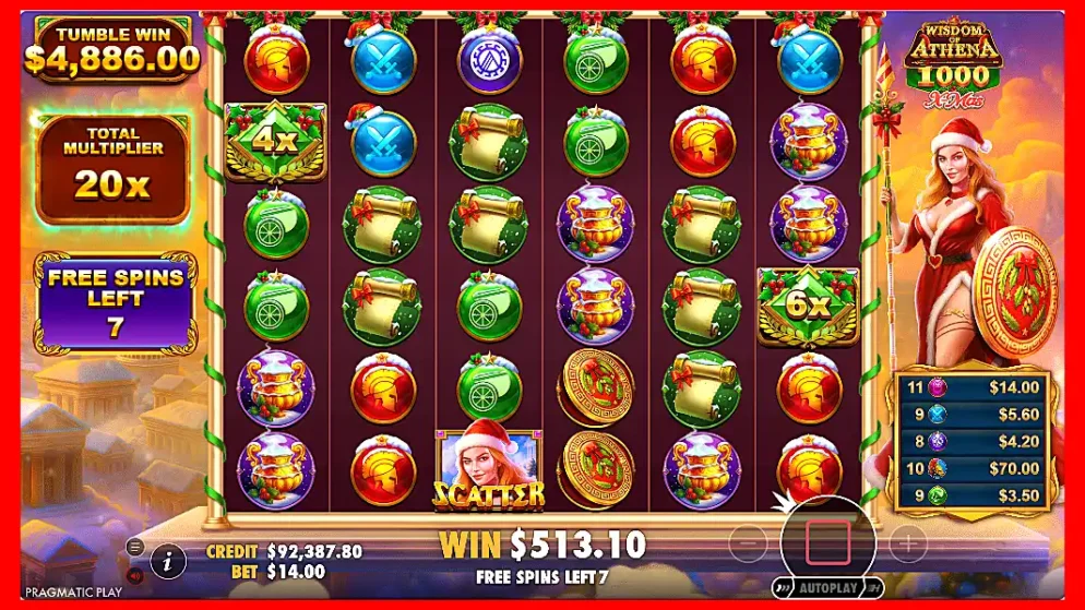 Wisdom of Athena 1000 Xmas