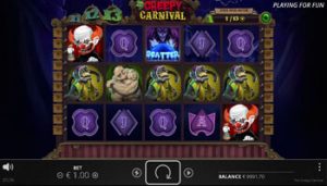 creepy carnival slot